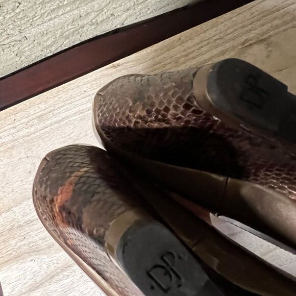 Donald j pliner peep toe wedge heels 7.5 - Picture 4 of 7